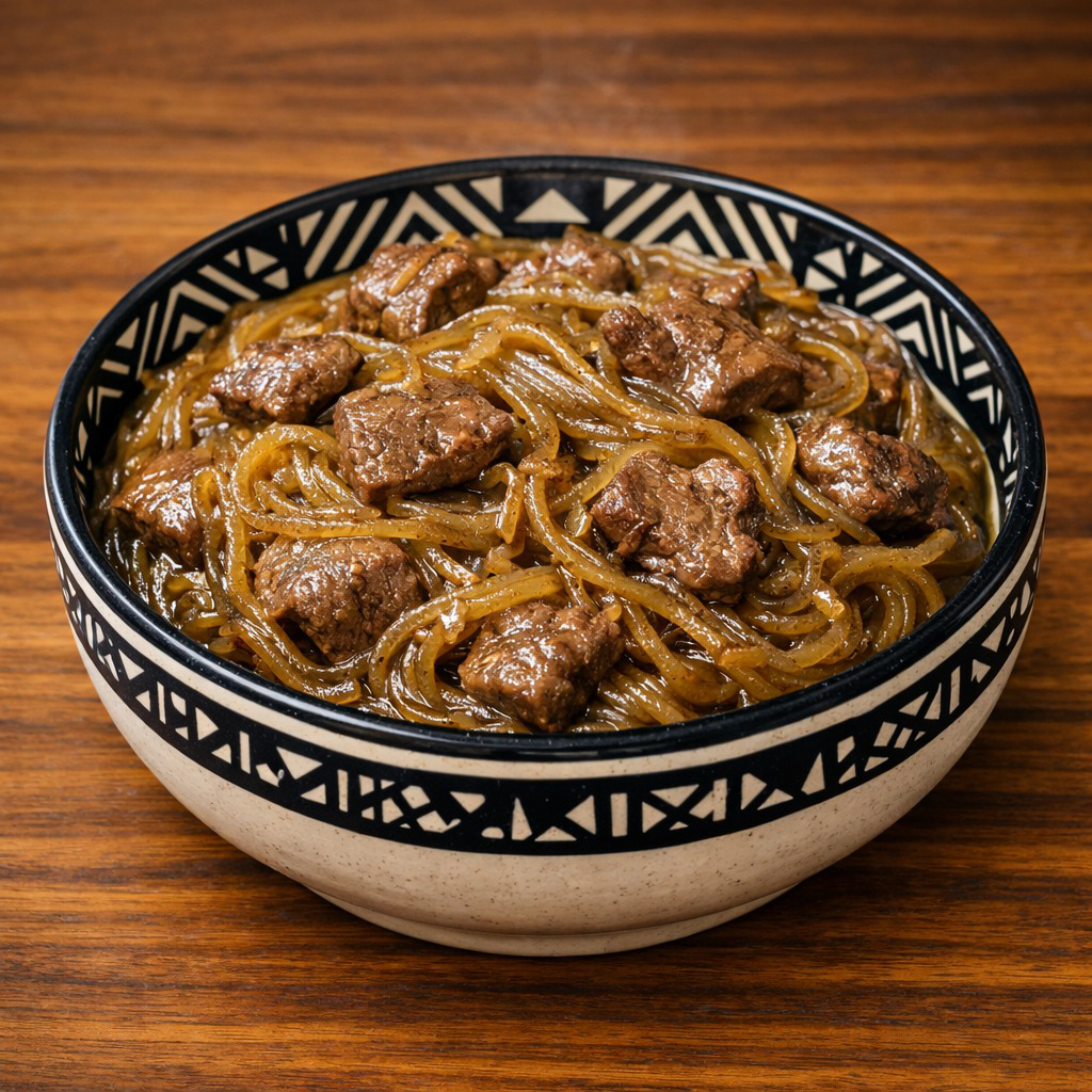 Sapasui (beef chop suey)